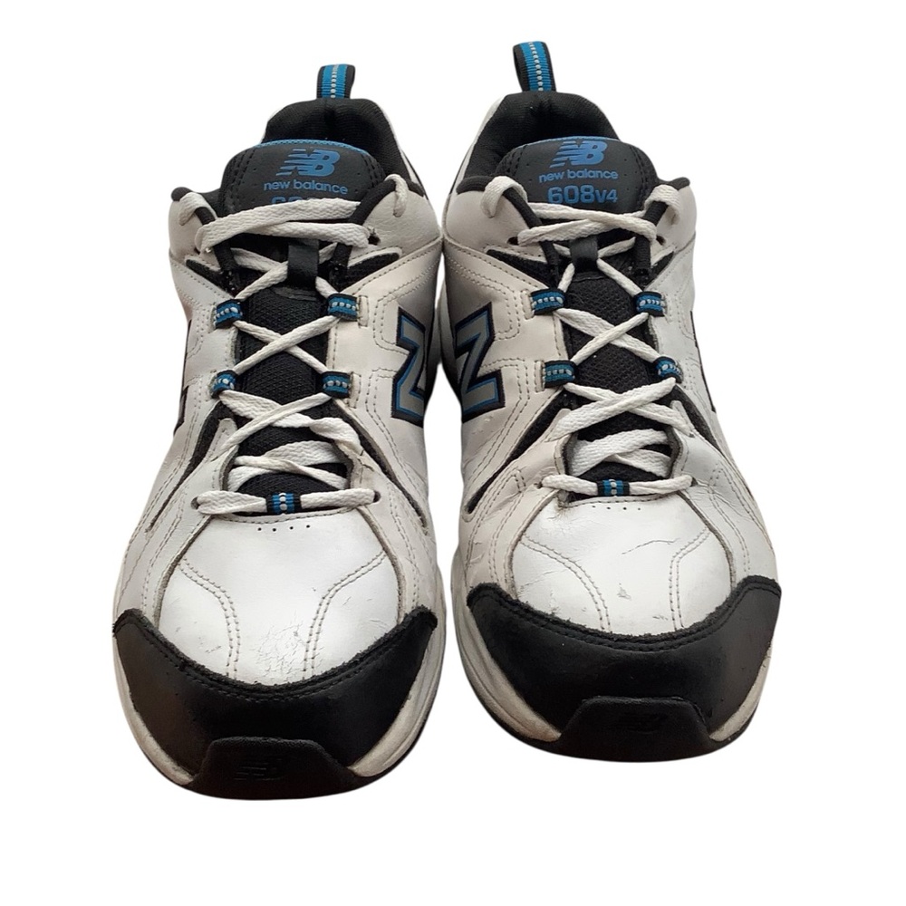 New Balance Men's White and Black‎ Athletic Shoes size 12D